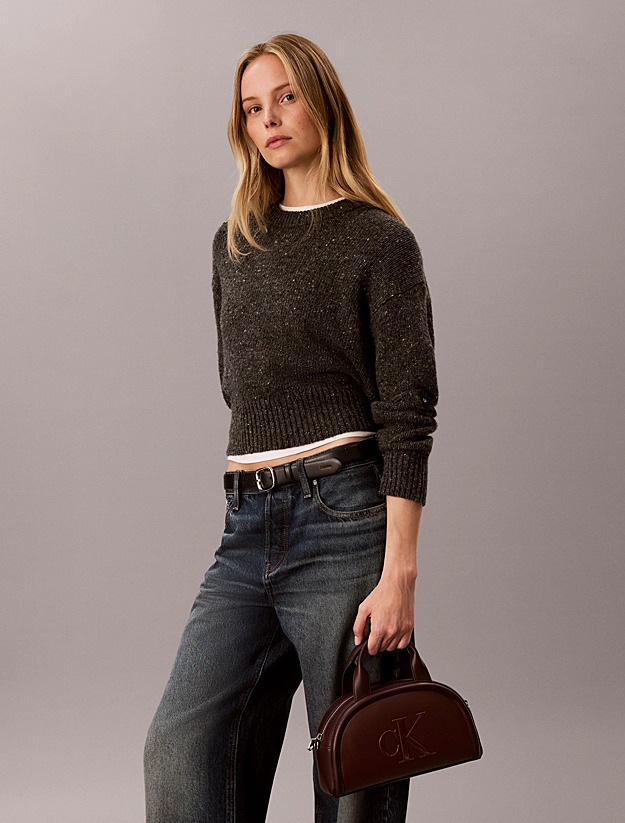 Γυναικεία Bold CK Τσάντα Χιαστί Μπορντό Calvin Klein LV04F3895G-BAP