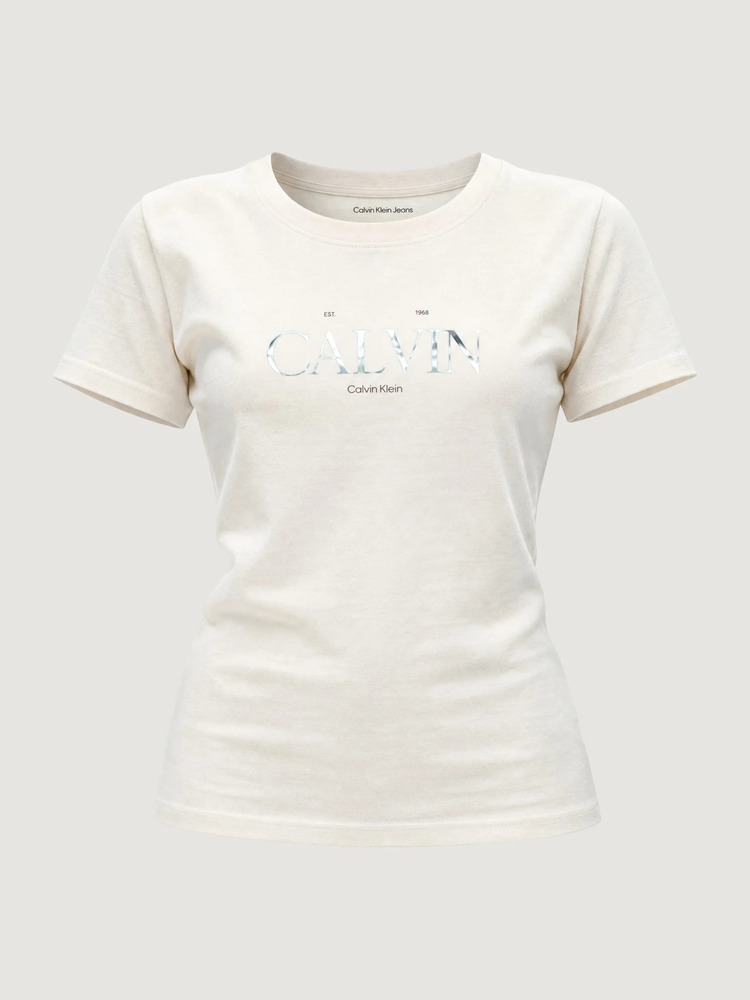 Γυναικείο T-shirt Λευκό Calvin Klein LV047G806G-YAS