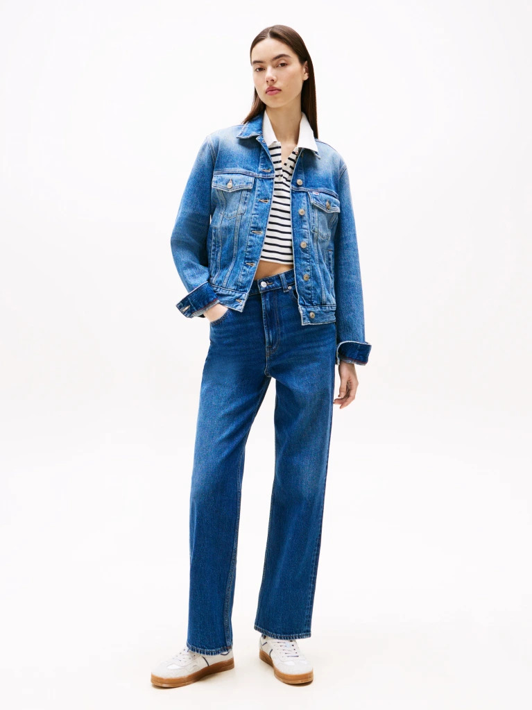 Women's Blue Layla HR Slim STR BI0152 Co Tommy Jeans DW0DW20054-1BK