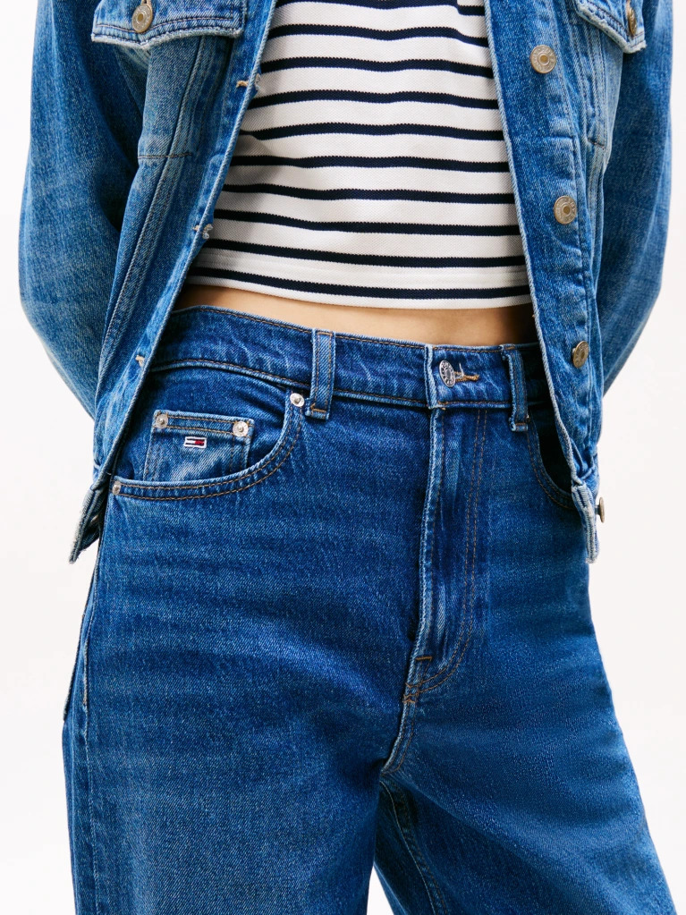 Women's Blue Layla HR Slim STR BI0152 Co Tommy Jeans DW0DW20054-1BK