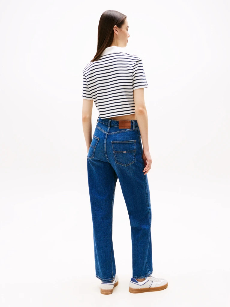 Women's Blue Layla HR Slim STR BI0152 Co Tommy Jeans DW0DW20054-1BK
