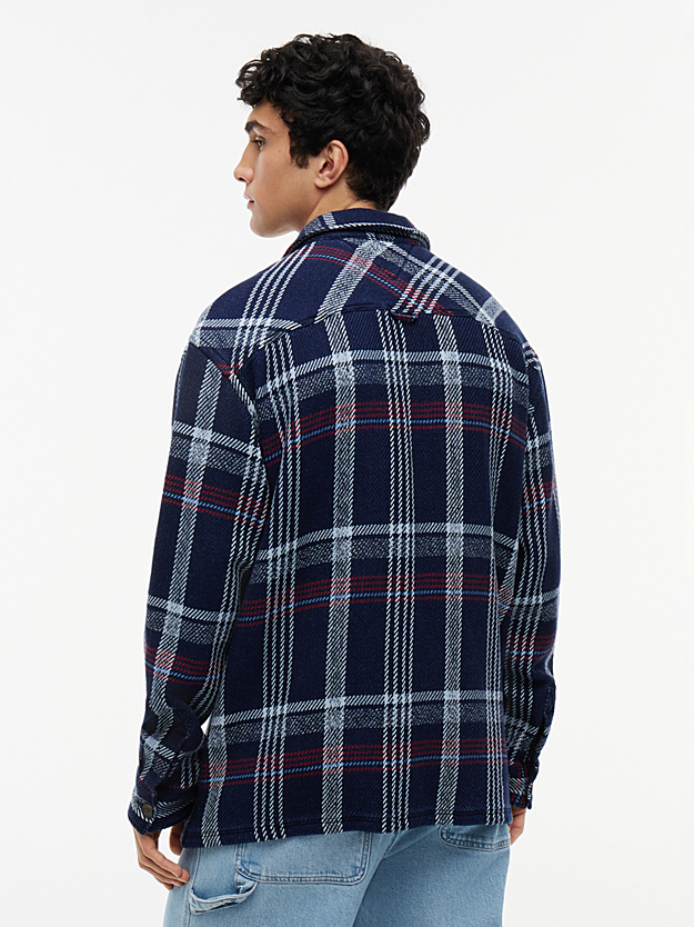 Ανδρικό Καρό Πουκάμισο Navy Μπλε Tommy Jeans DM0DM23135-C1G