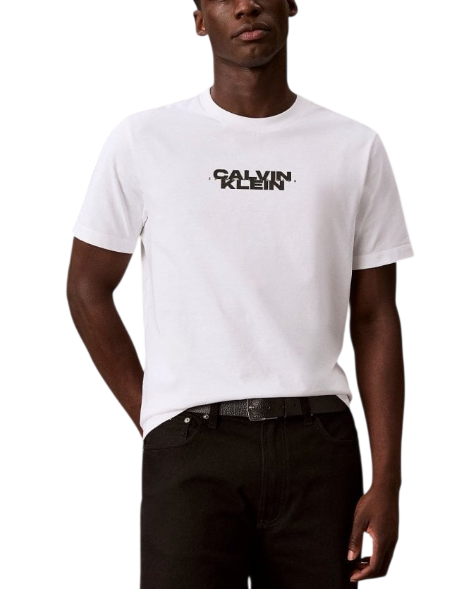 Ανδρικό T-shirt Λευκό Calvin Klein LV04RG834G-YAF