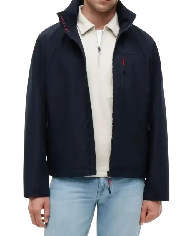 Men's Navy Blue Crew Jacket Tommy Hilfiger MW0MW44299-DW5