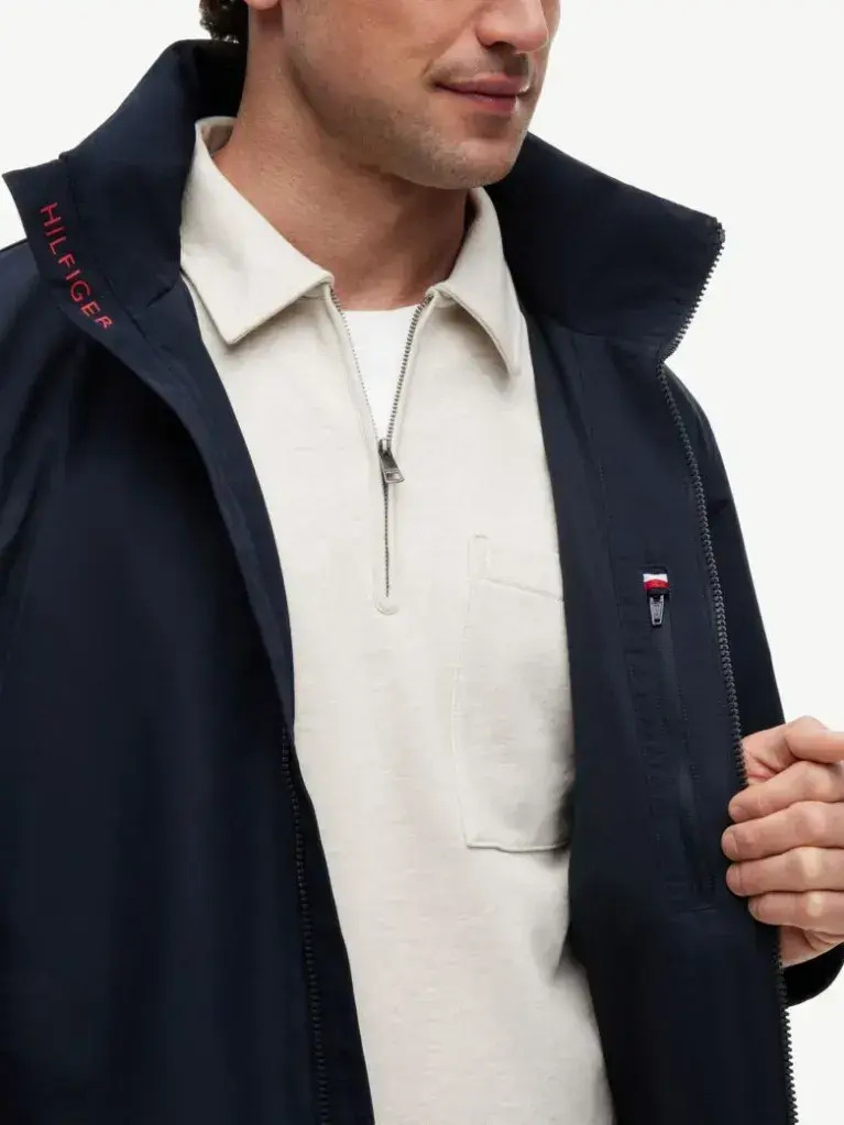 Men's Navy Blue Crew Jacket Tommy Hilfiger MW0MW44299-DW5