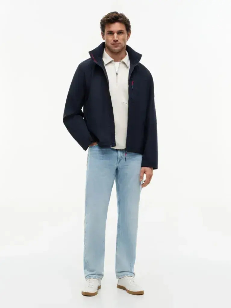 Men's Navy Blue Crew Jacket Tommy Hilfiger MW0MW44299-DW5