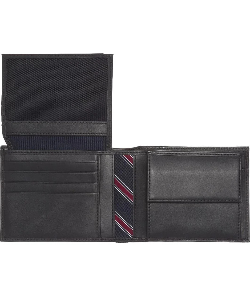 Men's Black Eton Cc Flap And Coin Pocket Wallet Tommy Hilfiger AM0AM00652-002