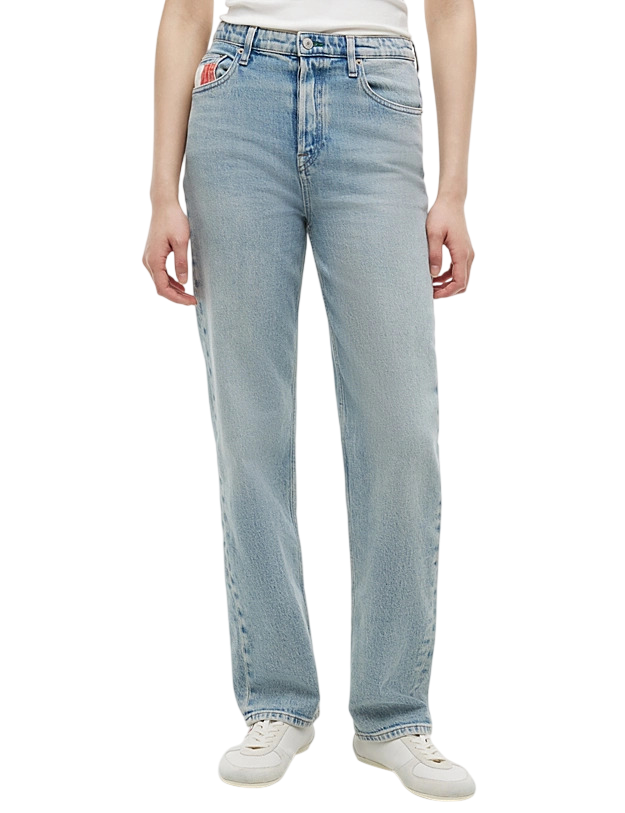 Women's Light Blue Layla HR Slim RWB CBF CJ6115 Tommy Jeans DW0DW23035-1AB