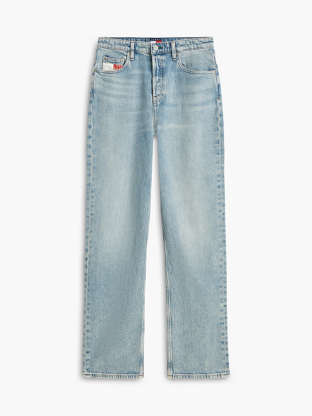 Women's Light Blue Layla HR Slim RWB CBF CJ6115 Tommy Jeans DW0DW23035-1AB