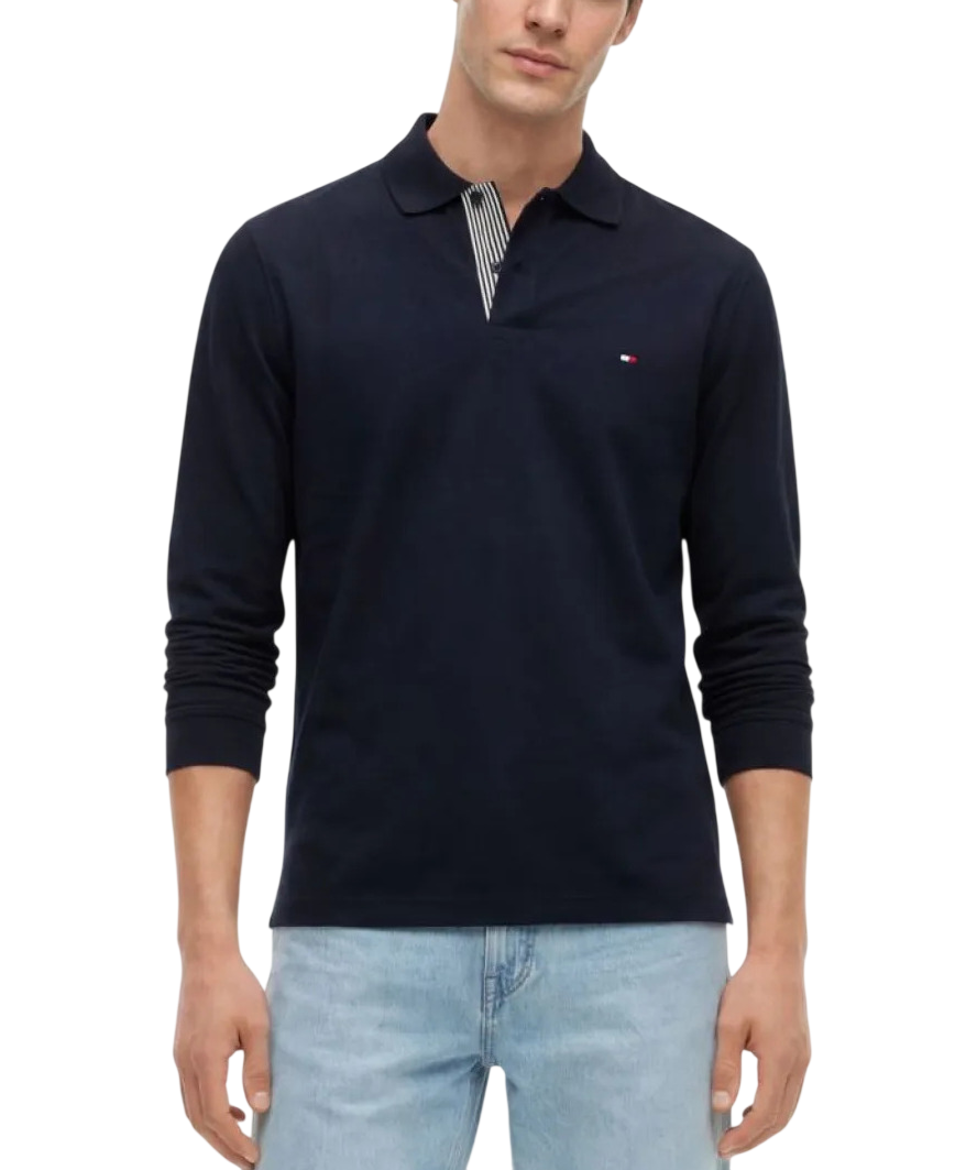 Ανδρικό Μακρυμάνικο Polo Navy Μπλε Tommy Hilfiger MW0MW44339-DW5