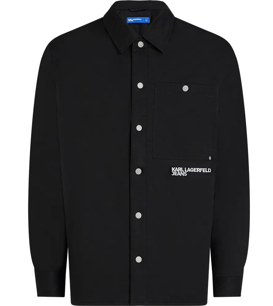 Ανδρικό Μπουφάν Μαύρο Karl Lagerfeld Jeans B3M14006-999 Black