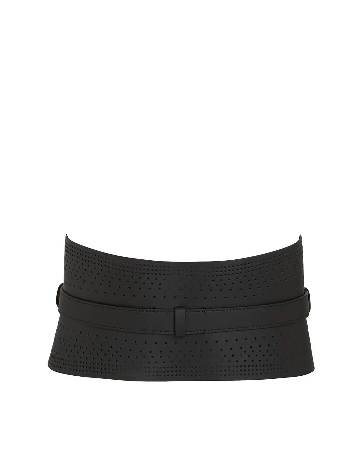 Γυναικεία Δερμάτινη K/Autograph Ζώνη Μαύρη Karl Lagerfeld B3W33015-999 Black