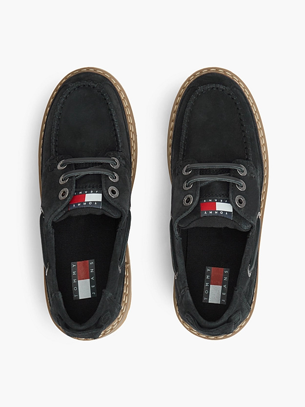 Women's Navy Blue Low Boat Shoe Tommy Jeans EN0EN03157-C1G