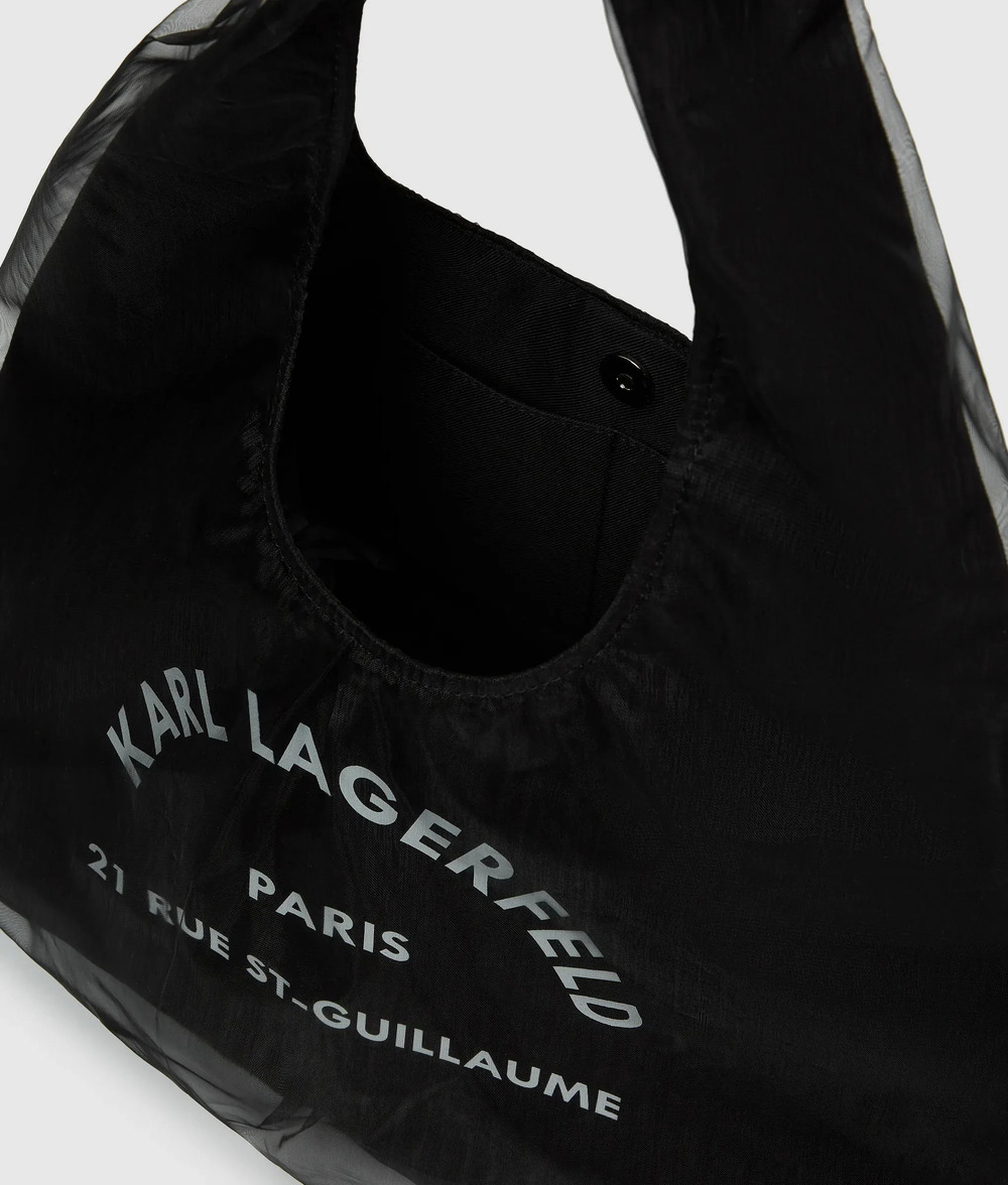 Women's Black K/RSG SLING MESH HOBO BAG Karl Lagerfeld B3W50032-999 Black