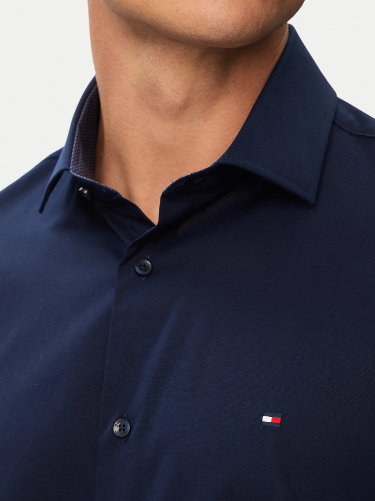 Ανδρικό Πουκάμισο Navy Μπλε Tommy Hilfiger MW0MW43749-DCC