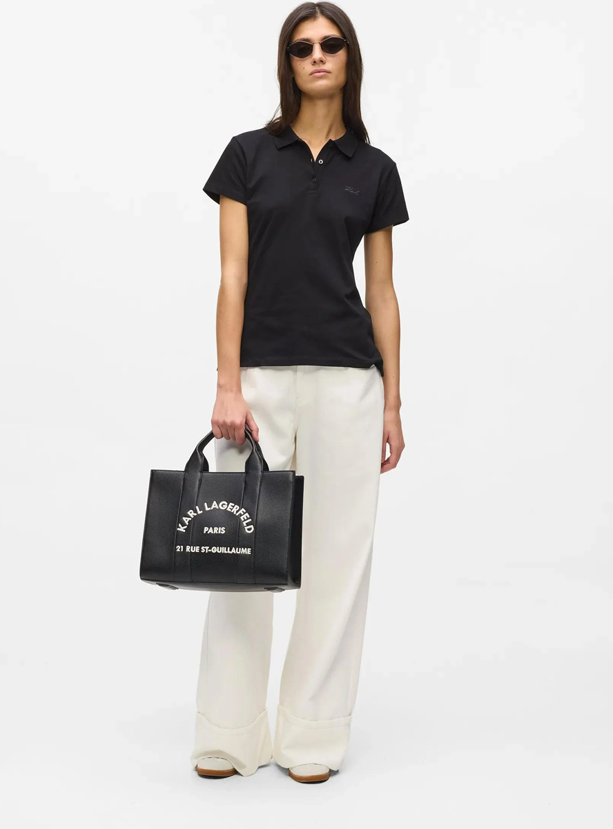 Γυναικεία K/Rsg Tote Τσάντα Μαύρη Karl Lagerfeld B1W30041-101 Black White
