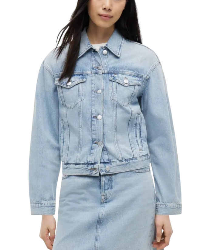 Γυναικείο Τζιν Μπουφάν Μπλε Tommy Jeans DW0DW23471-1AB