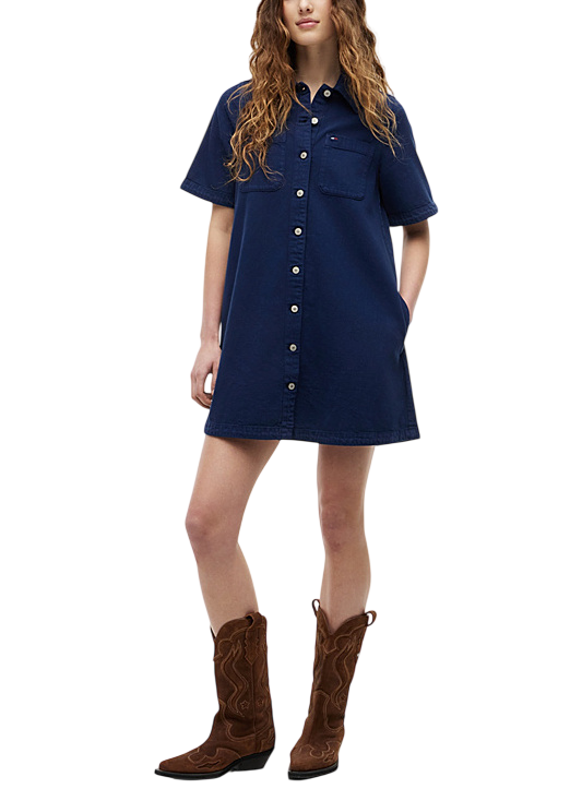Γυναικείο Φόρεμα-Πουκαμίσα Navy Μπλε Tommy Jeans DW0DW22847-1A5