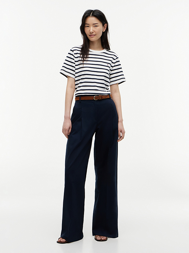 Γυναικείο Παντελόνι Navy Μπλε Tommy Hilfiger WW0WW50135-C1G