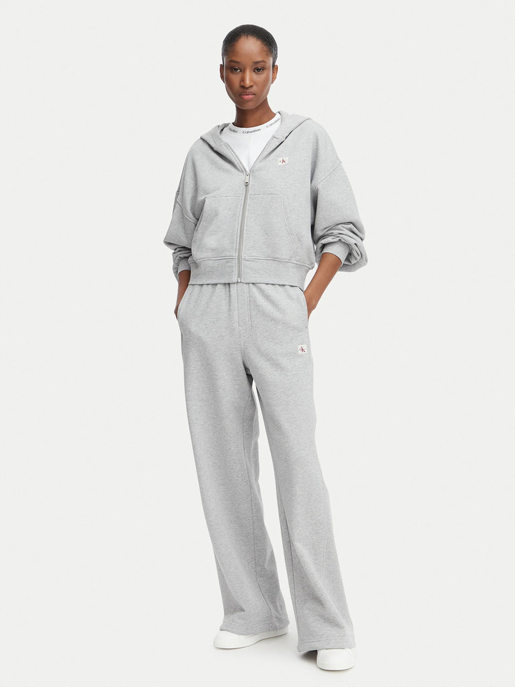 Women's Grey A- Frnch Trry Bdg Lg Calvin Klein LV047C216G-P79