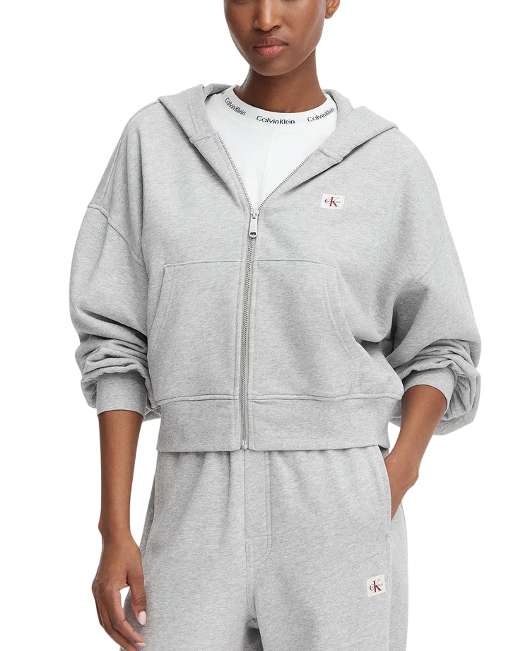 Women's Grey A- Frnch Trry Bdg Lg Calvin Klein LV047C216G-P79