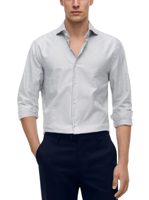 Ανδρικό Ριγέ Πουκάμισο Tommy Hilfiger MW0MW39753-DCC