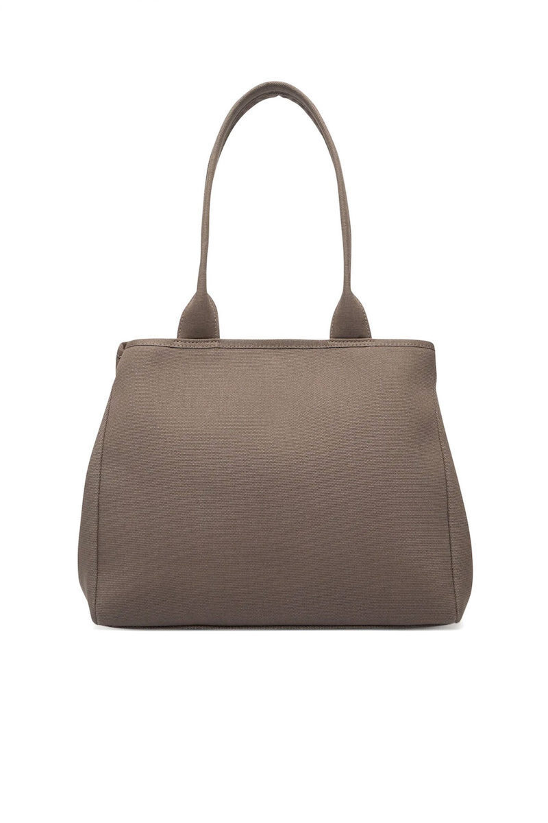 Women's Brown K/RSG CONVERTIBLE TRAPEZE TOTE Bag Karl Lagerfeld B1W50010-2PR Taupe