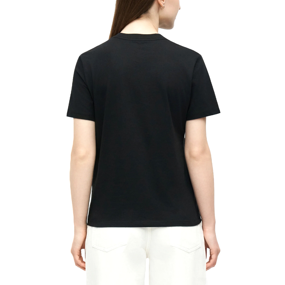 Women's Black Ss Classic Foil Monologo Tee Calvin Klein LV047D873G-UB1