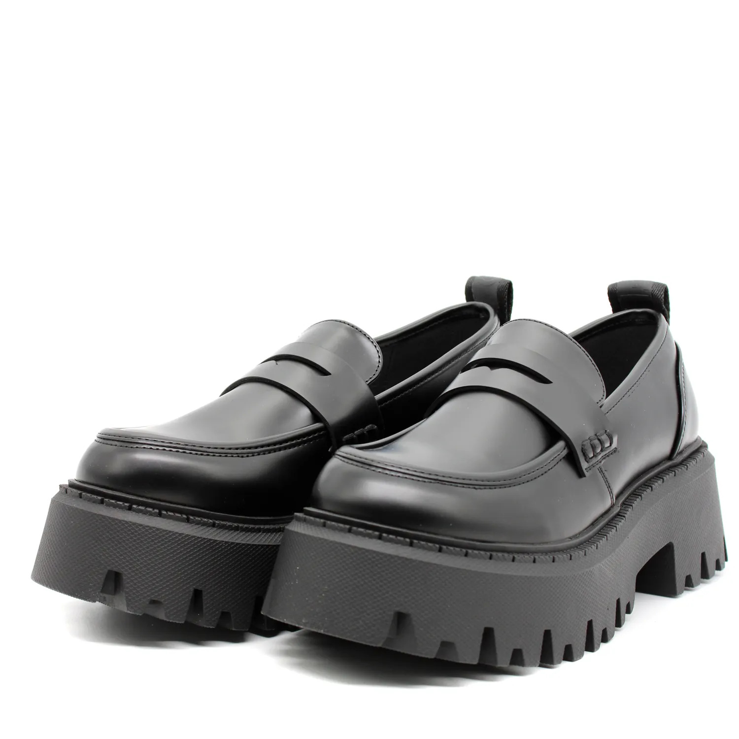 Women's Black Aspen Loafer Buffalo BUF1624079-BLACK