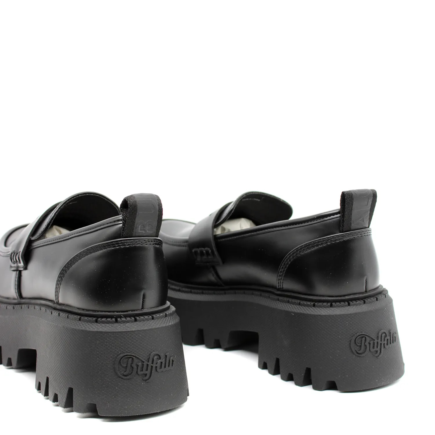 Women's Black Aspen Loafer Buffalo BUF1624079-BLACK