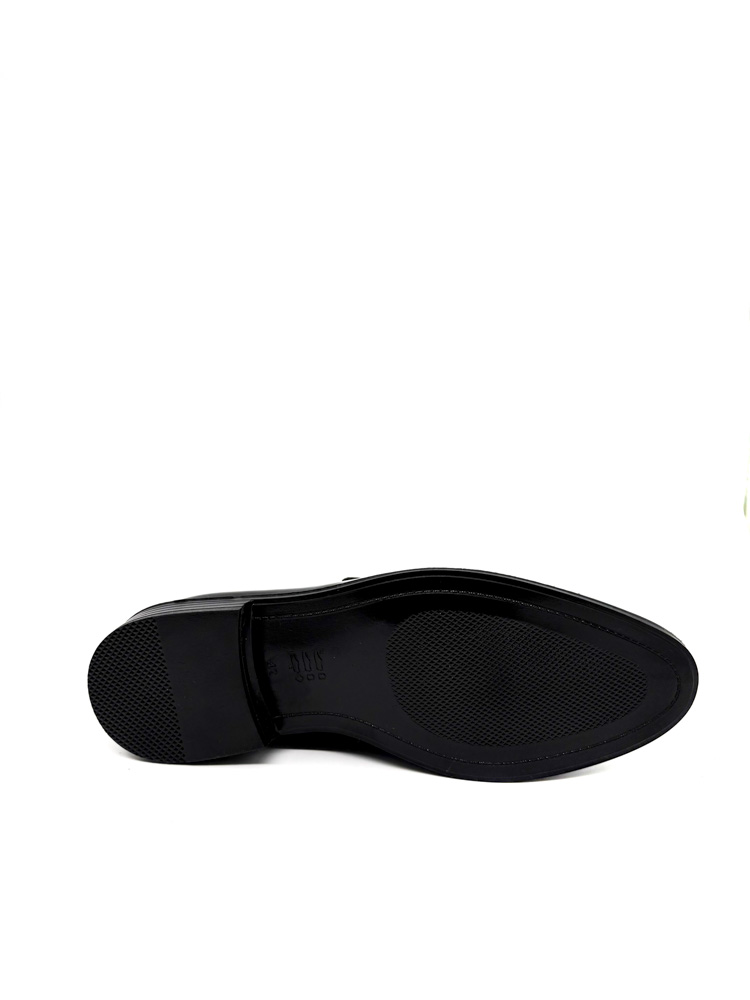 Men's Black Shiny Leather Loafer Diadoch B1716-BLACK
