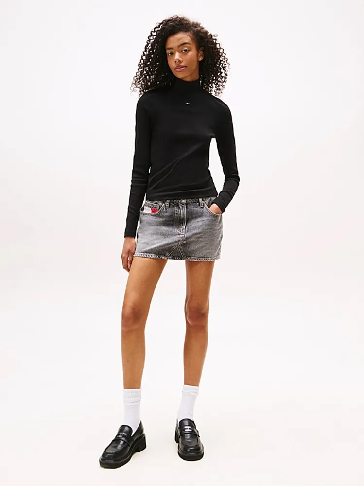 Γυναικεία Μπλούζα Ζιβάγκο Μαύρη Tommy Jeans DW0DW19830-BDS