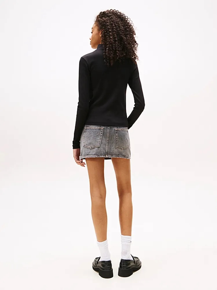 Γυναικεία Μπλούζα Ζιβάγκο Μαύρη Tommy Jeans DW0DW19830-BDS