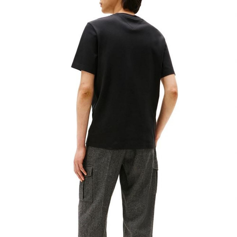 Men's Black LIGHT INTERLOCK TEE Tommy Hilfiger MW0MW37508-BDS