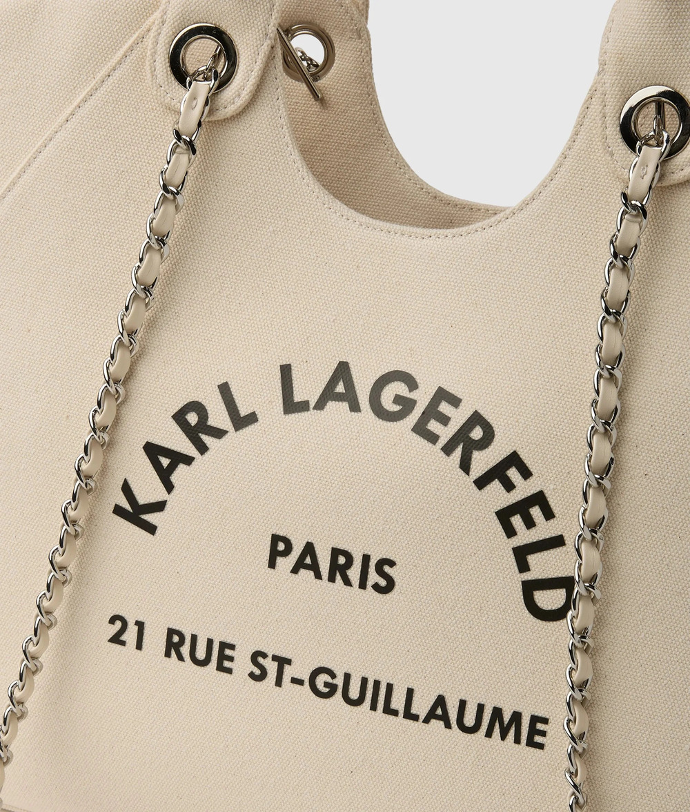 Women's Beige K/RSG CHAIN SHOPPER BAG Karl Lagerfeld B3W50068-106 Natural