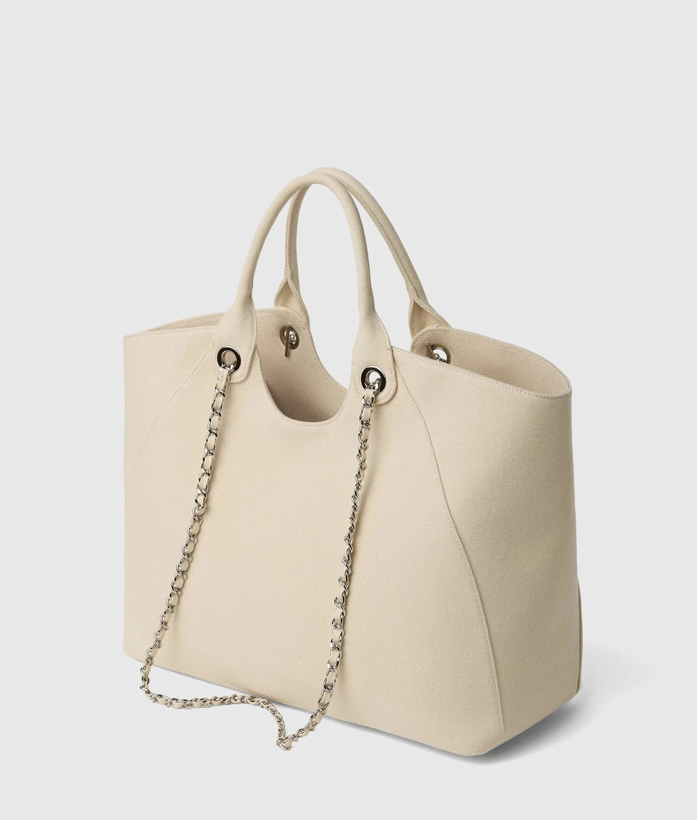 Women's Beige K/RSG CHAIN SHOPPER BAG Karl Lagerfeld B3W50068-106 Natural