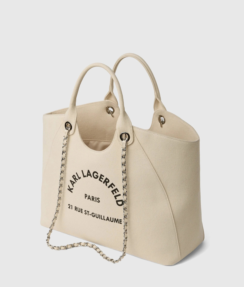 Women's Beige K/RSG CHAIN SHOPPER BAG Karl Lagerfeld B3W50068-106 Natural