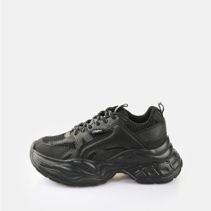 Women's Black Yuno Sneaker Buffalo BUF1636486-BLACK