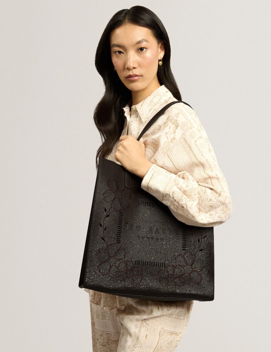 Γυναικεία Rowcon Tote Τσάντα Καφέ Ted Baker 284912-brn-choc