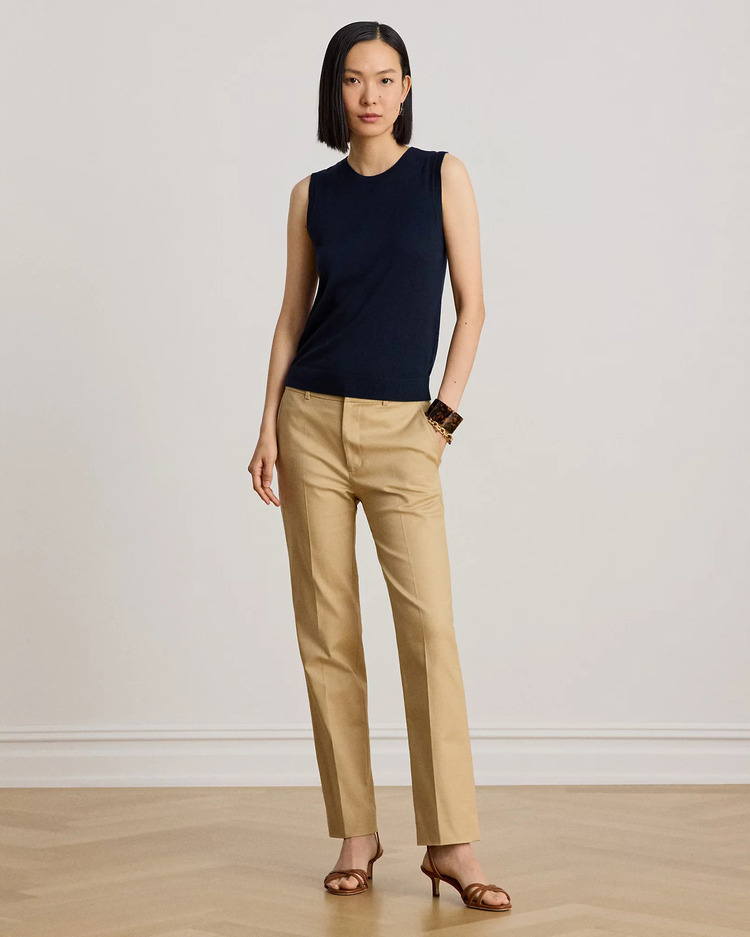 Γυναικείο Παντελόνι Καφέ Ralph Lauren 200P14610005-TAN