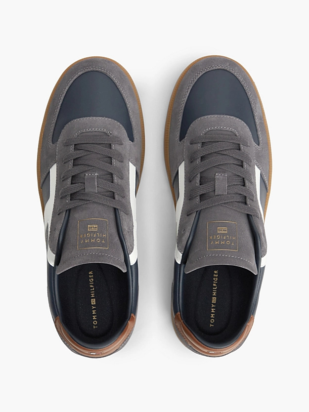 Men's Blue Leather TH Tribeca Sneaker Tommy Hilfiger FM0FM06068-DW5