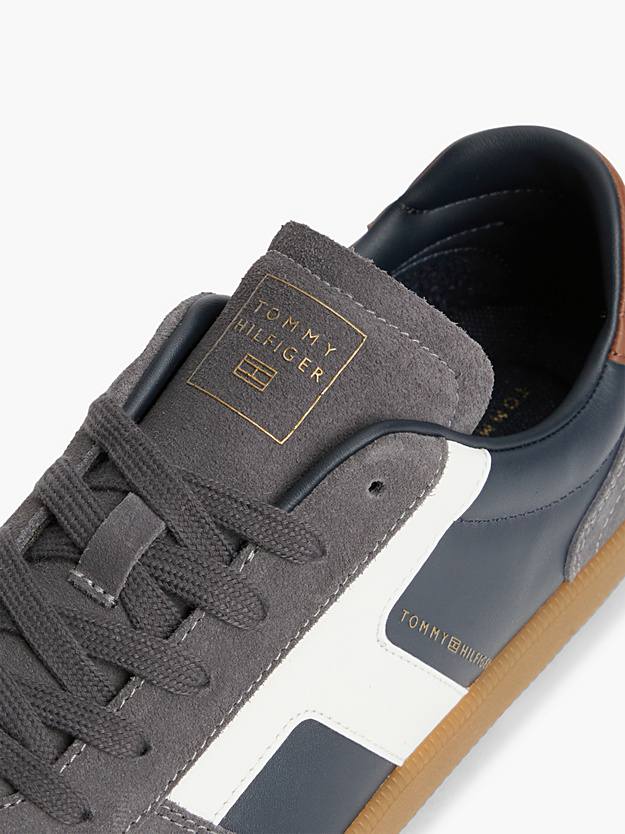 Men's Blue Leather TH Tribeca Sneaker Tommy Hilfiger FM0FM06068-DW5