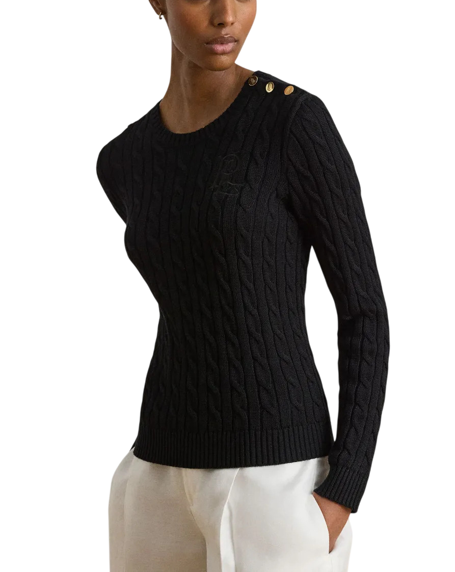 Women's Black SWEATER Ralph Lauren 200P14039001-BLACK