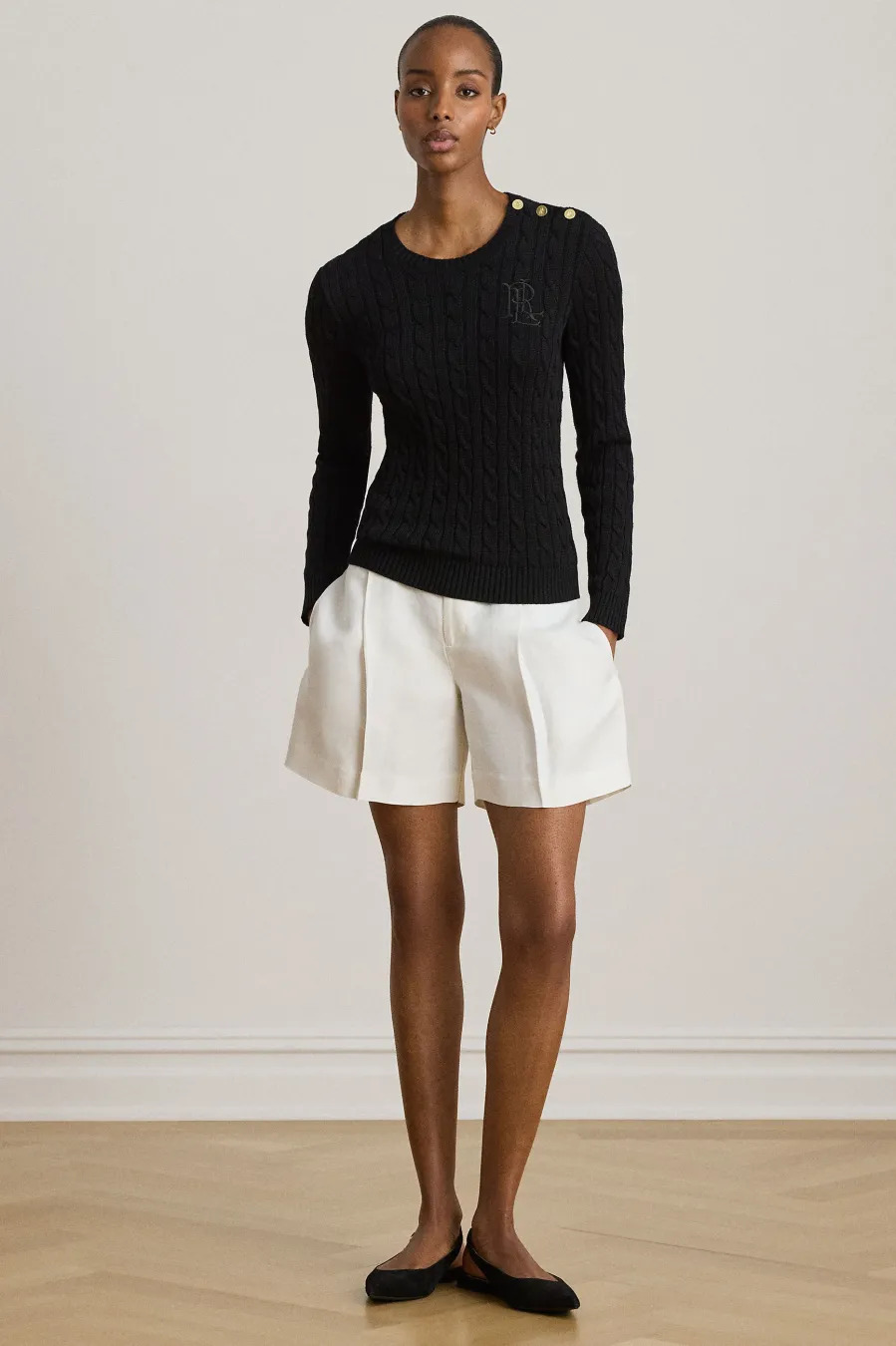 Women's Black SWEATER Ralph Lauren 200P14039001-BLACK