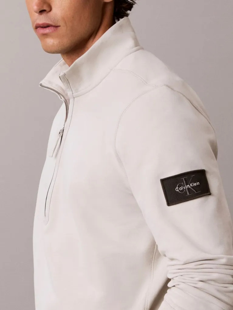 Ανδρικό Φούτερ Εκρού Calvin Klein LV04RJ203G-PDJ
