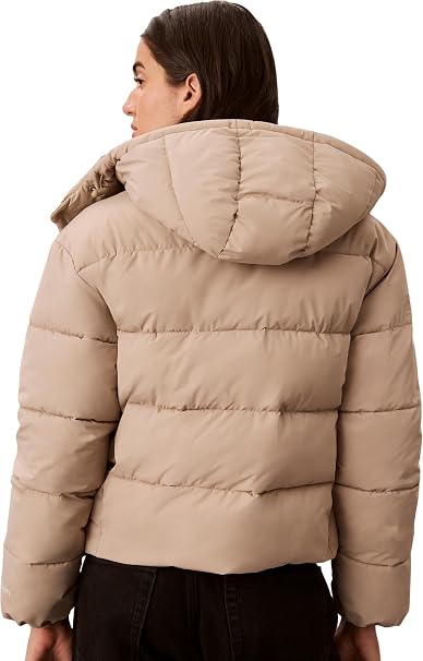 Γυναικείο Μπουφάν Μπεζ Calvin Klein LV047H506G-PBF