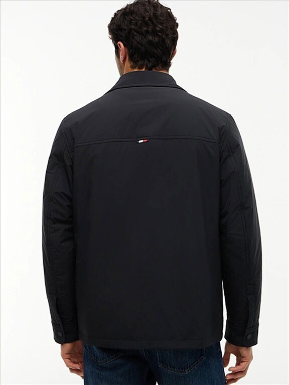 Men's Black Packable LW Shirt Jacket Tommy Hilfiger MW0MW44767-BDS