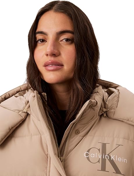 Γυναικείο Μπουφάν Μπεζ Calvin Klein LV047H506G-PBF