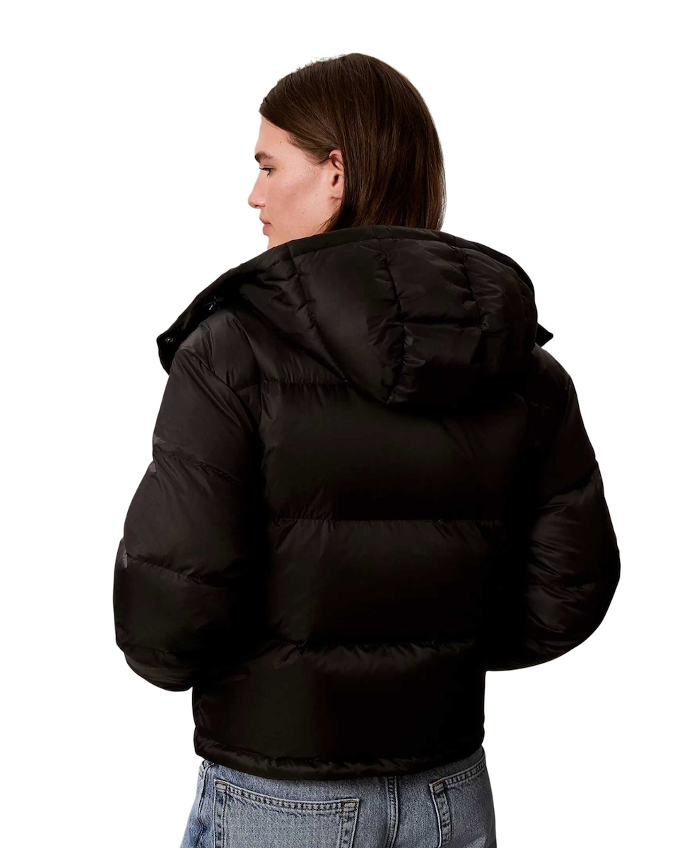 Women's Black ESSENTIAL MW SHORT DOWN PUFFER JACKET Calvin Klein LV047H500G-UB1
