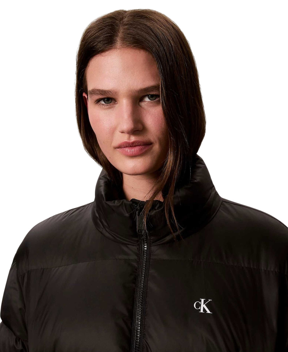 Women's Black ESSENTIAL MW SHORT DOWN PUFFER JACKET Calvin Klein LV047H500G-UB1
